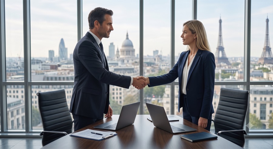 Cross-border acquisition meeting
